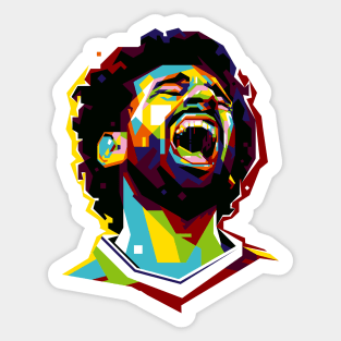 mohamed salah wpap pop art Sticker